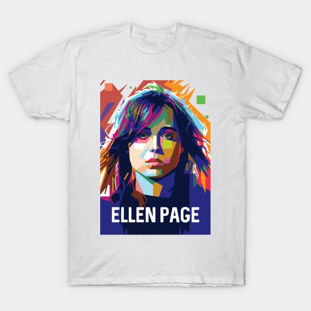 Ellen Pop Art Page T-Shirt by Laksana Ardie Store